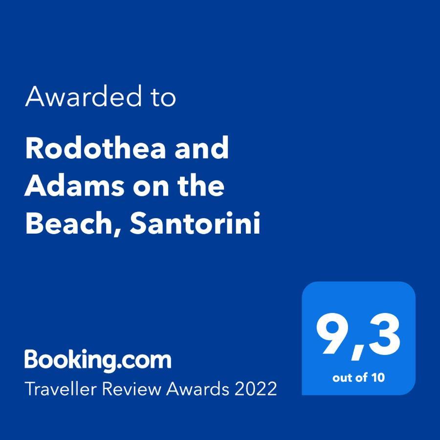 Rodothea And Adams On The Beach, Santorini Monólithos Dış mekan fotoğraf