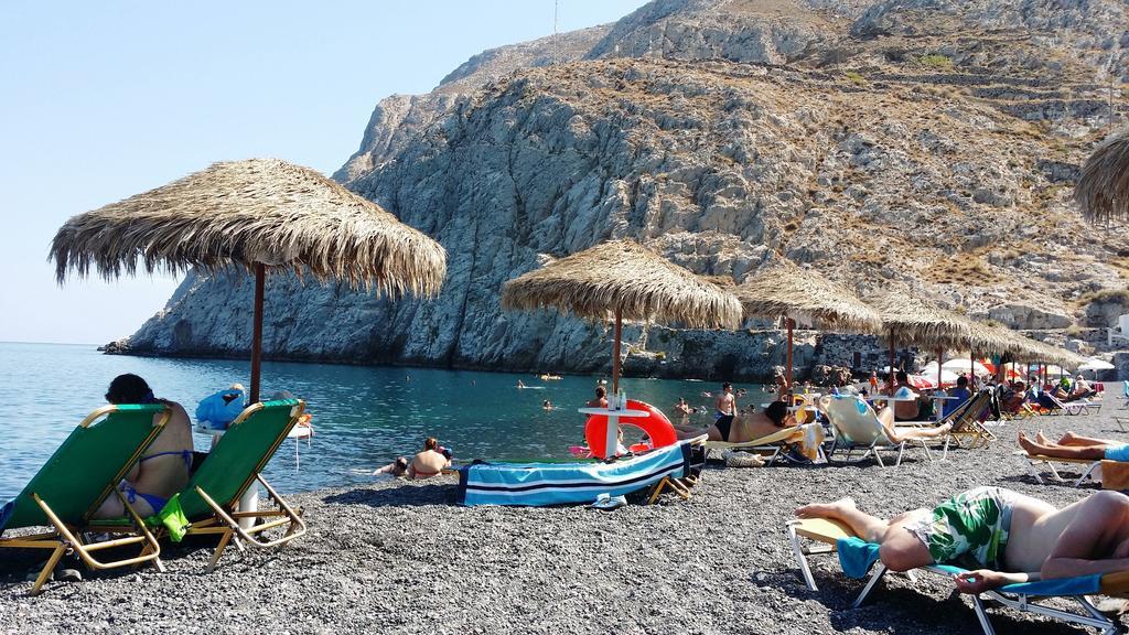 Rodothea And Adams On The Beach, Santorini Monólithos Dış mekan fotoğraf